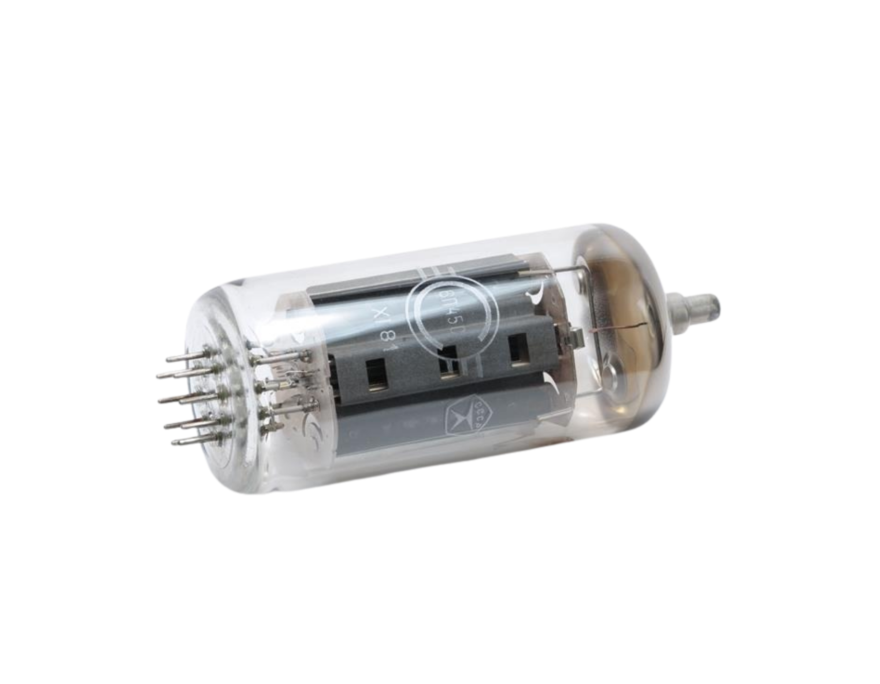 Glass to metal seals as represented by a battery in a glass tube.